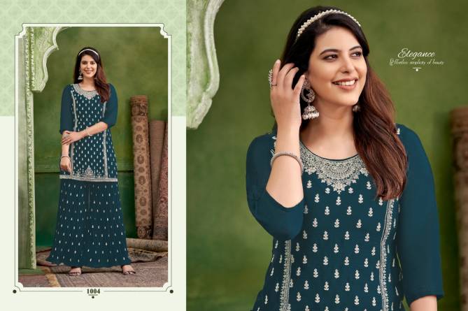 Lamhay By KF Heavy Designer Embroidery Kurtis With Bottom Wholesale Suppliers In Mumbai